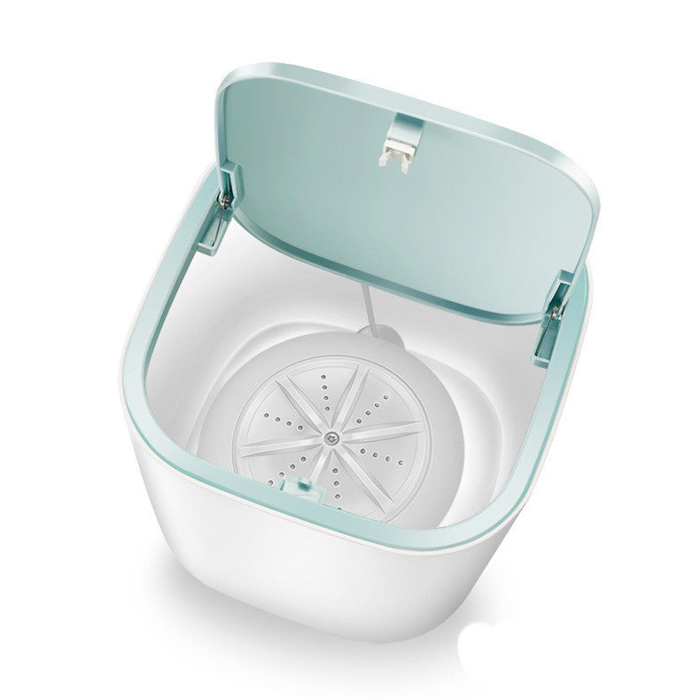 DecoRight Mini Laundry Bucket Washer – Portable Turbo Washing Machine for Dorm, Underwear & Socks