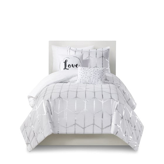 Luxuera Metallic Printed Comforter Set