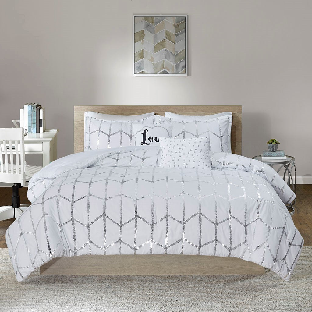 Luxuera Metallic Printed Comforter Set