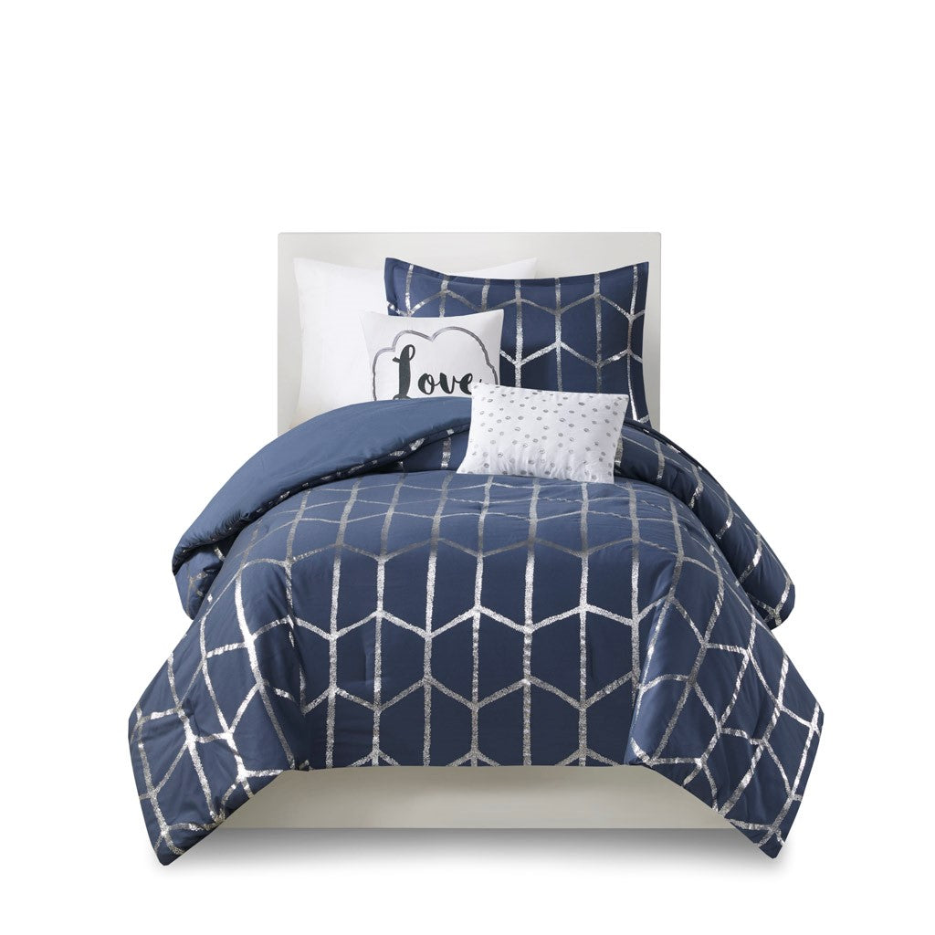Luxuera Metallic Printed Comforter Set