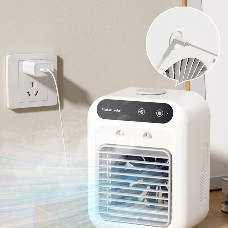 DecoRight Portable Air Conditioner Cooler Fan | USB Water Cooling Fan for Room & Office