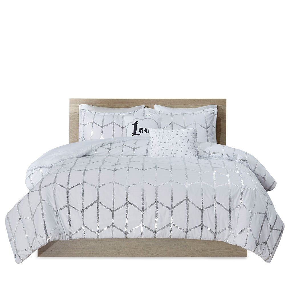 Luxuera Metallic Printed Comforter Set