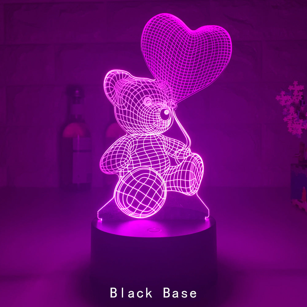 DecoRight 3D Acrylic LED Night Light | USB Neon Sign Lamp for Home & Gifts