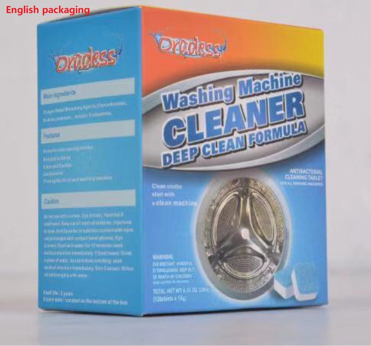 DecoRight Washing Machine Tub Bomb Cleaner – Deep Clean Tablets for Odor & Residue Removal