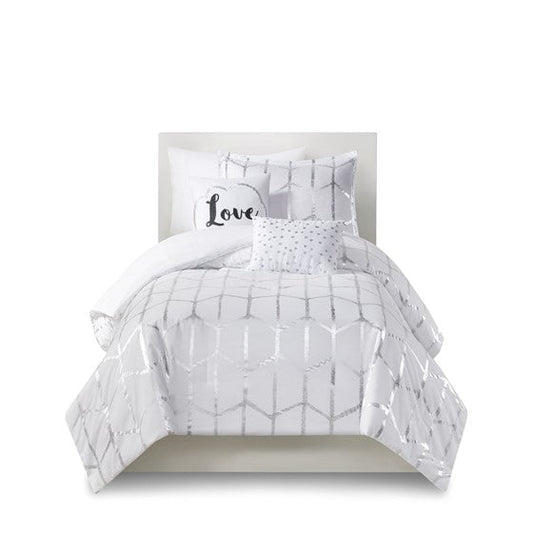 Luxuera Metallic Printed Comforter Set