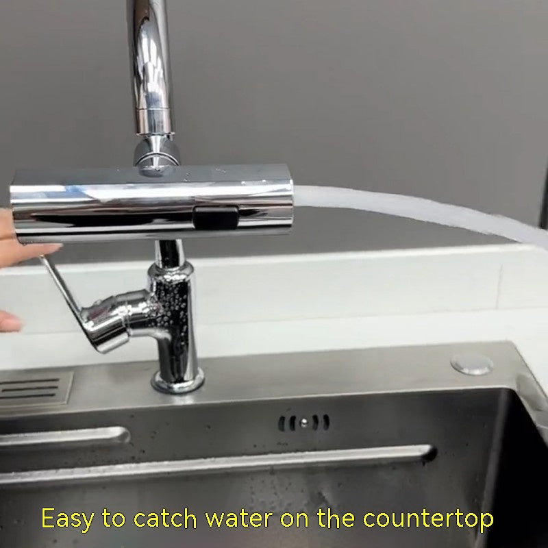 DecoRight Brass Kitchen Faucet – Modern Single Handle Sink Mixer Tap