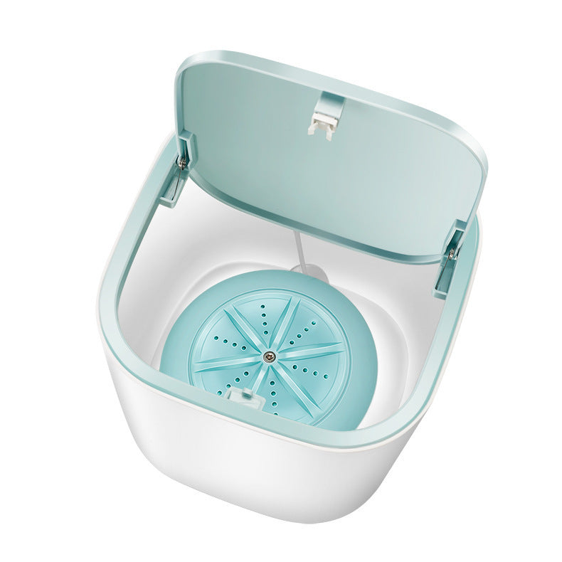 DecoRight Mini Laundry Bucket Washer – Portable Turbo Washing Machine for Dorm, Underwear & Socks