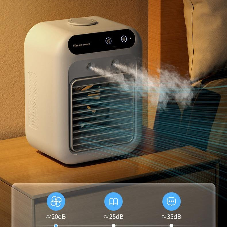 DecoRight Portable Air Conditioner Cooler Fan | USB Water Cooling Fan for Room & Office