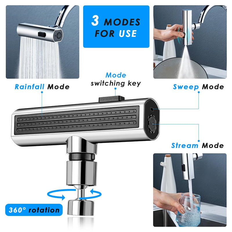 DecoRight Brass Kitchen Faucet – Modern Single Handle Sink Mixer Tap