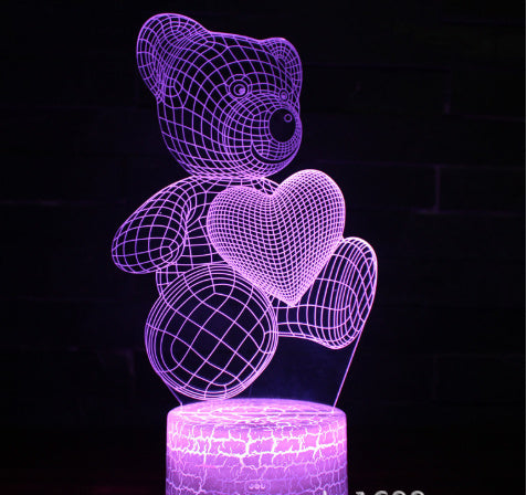DecoRight 3D Acrylic LED Night Light | USB Neon Sign Lamp for Home & Gifts