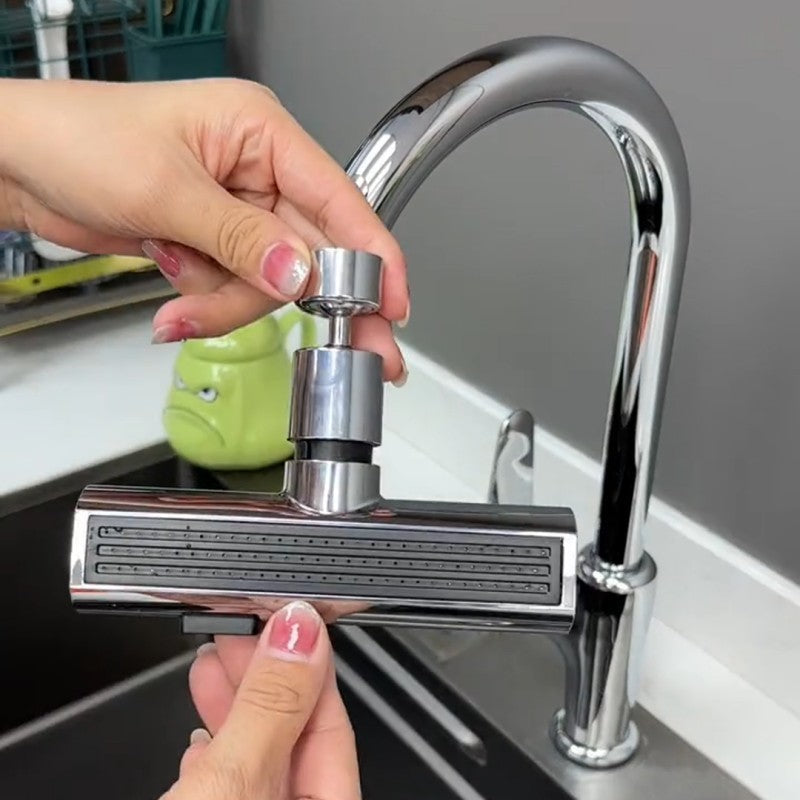 DecoRight Brass Kitchen Faucet – Modern Single Handle Sink Mixer Tap
