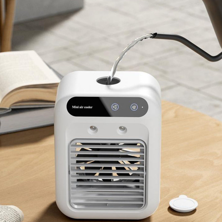 DecoRight Portable Air Conditioner Cooler Fan | USB Water Cooling Fan for Room & Office